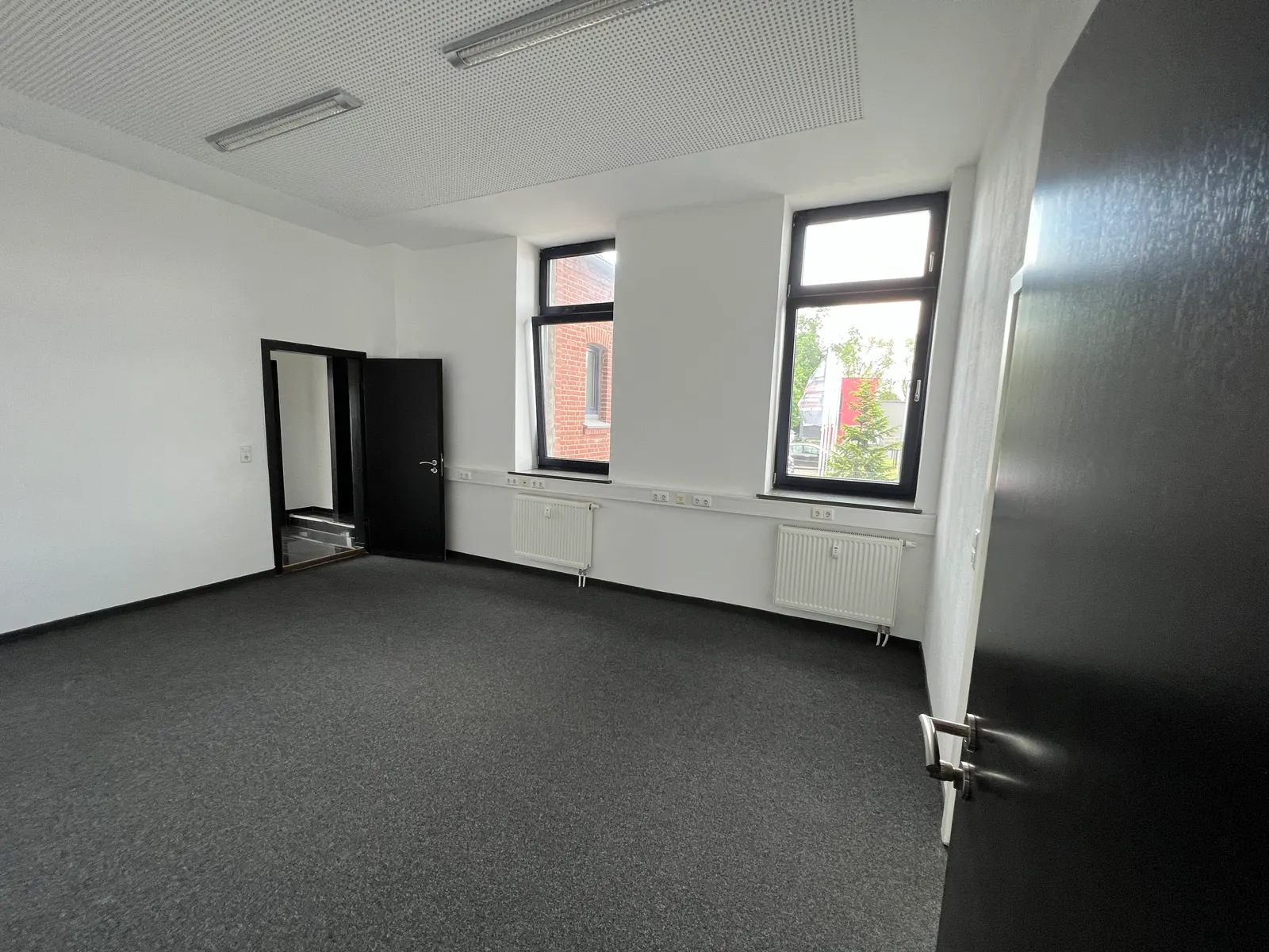 Detailansicht des kleinen Büroraums